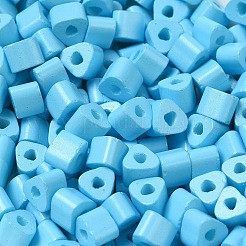 Запекание расписной стеклянной бусины&nbsp;SEED-H002-K-D303