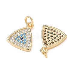 Pendentifs en laiton Shegrace avec zircon cubique coloré&nbsp;XGRQ3K279-520G