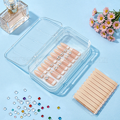 2 scatola portaoggetti in plastica per nail art per animali domestici&nbsp;MRMJ-UN0001-022