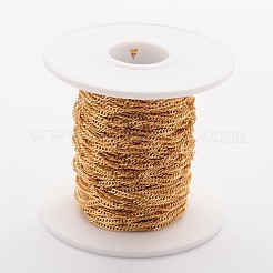 Ионное покрытие (ip) 304 нержавеющая сталь сингапурские цепи&nbsp;CHS-K003-07G-0.4MM