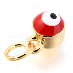 Латунь эмаль подвески&nbsp;KK-Y001-02B-04G