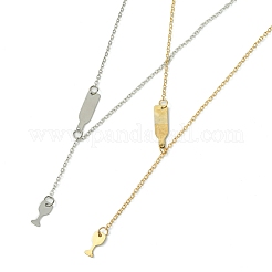 2 шт. 2 цвета сплава кабель цепь винный кубок кулон y ожерелья для женщин AJEW-FS0001-23