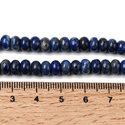Нитки бусины из натурального ляписа-лазури&nbsp;G-A280-A24-01