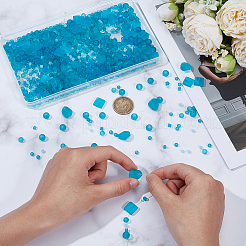 8 стиль прозрачных стеклянных бусин&nbsp;GLAA-SP0001-54