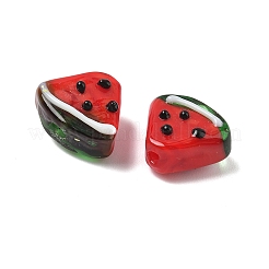 Бусины ручной работы в технике лэмпворк с неровностями LAMP-R003-04E-01