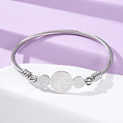 Браслеты из нержавеющей стали 304 для женщин&nbsp;LS-BJEW-K280-01P