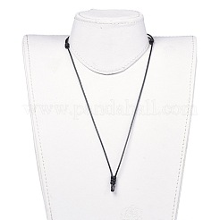 Регулируемое корейское изготовление ожерелья из вощеного полиэстера AJEW-JB00510-01