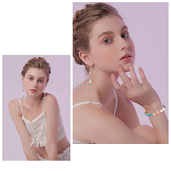 2 набор из 2-х видов бусин из натуральных и синтетических камней и ракушек&nbsp;DIY-GA0002-26