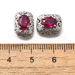 Perle di vetro in ottone&nbsp;KK-M318-45P-03