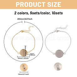 Изготовление браслетов из цепей из нержавеющей стали 304 BJEW-CA00002