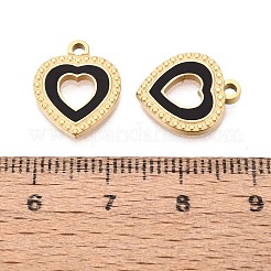 304 Edelstahl-Emaille-Anhänger&nbsp;STAS-Q111-14G-02
