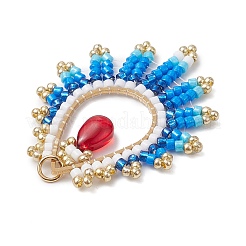 Подвески-слезинки из стекла ручной работы&nbsp;PALLOY-MZ00390-02