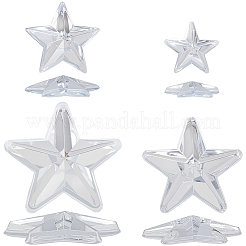 100 Stück Acryl-Strass-Cabochons&nbsp;OACR-CY0001-01