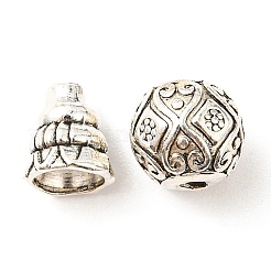 Тибетский сплава типа 3 отверстие гуру шарики&nbsp;FIND-A031-01AS