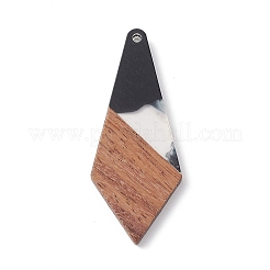 Подвески из перламутровой смолы и орехового дерева WOOD-C016-01A