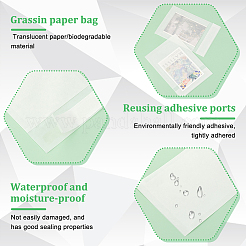 Мешки для хранения из вощеной бумаги ABAG-WH0052-06A