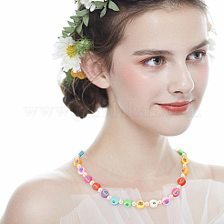 300шт 10 цвета бусины из полимерной глины ручной работы CLAY-CA0001-22