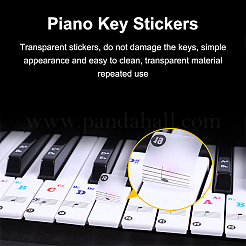 Наклейки на фортепианную клавиатуру&nbsp;DIY-WH0366-75A