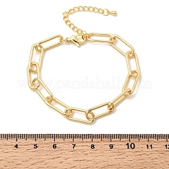 Браслеты-цепочки из латуни для женщин&nbsp;BJEW-H639-09G