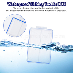 4 решетка пластиковый контейнер для хранения с откидной крышкой&nbsp;CON-WH0107-17