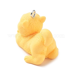 Подвески для собак из непрозрачной смолы&nbsp;RESI-P033-A01