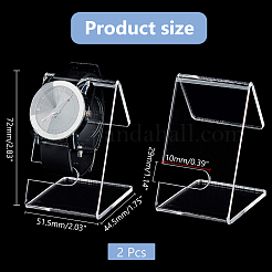 Прозрачные акриловые витрины для часов FIND-WH0420-129