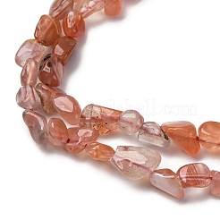 Природный агат бисер нитей G-I389-A38