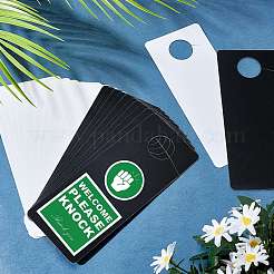 40 шт. 2-цветная матовая пластиковая бирка из ПВХ&nbsp;AJEW-GL0001-22