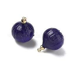 Подвески из непрозрачной смолы с изображением фруктов&nbsp;RESI-D312-07A-G