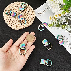 8 шт. D-образные застежки для сумок из цинкового сплава&nbsp;FIND-WR0007-81