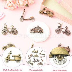 8 pz 8 stili pendenti in lega di stile tibetano&nbsp;FIND-CJ0005-92