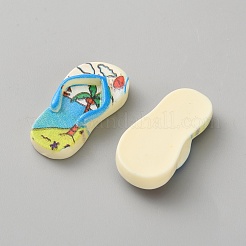 Undurchsichtigen Cabochons&nbsp;RESI-WH0035-75C