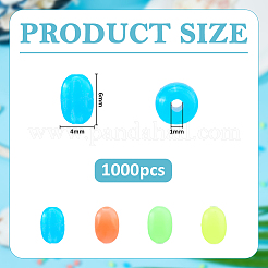 1000pcs perles de silicone&nbsp;SIL-FH0001-18C