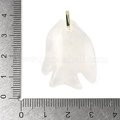 Pendenti intagliati in cristallo di quarzo naturale&nbsp;G-G460-01G-11