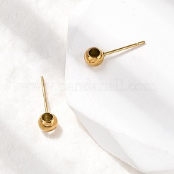 Фурнитура для сережек-гвоздиков из нержавеющей стали 304 STAS-K306-72G