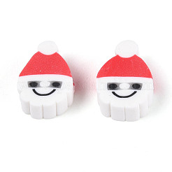 Новогодняя тема бусины из полимерной глины ручной работы CLAY-S091-75