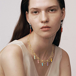 36 шт. 9 стиля подвески из натурального драгоценного камня в стиле хейши&nbsp;PALLOY-FH00062