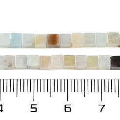 Натуральный цветок амазонитовые бусины пряди G-B129-A15-01