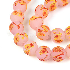 Бусы лэмпворк ручной работы&nbsp;LAMP-N028-05B