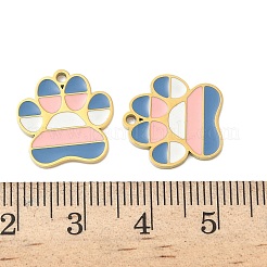 Pendentifs en acier inoxydable 304 émaillés&nbsp;X1-STAS-G360-03G-03
