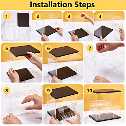 Акриловая витрина для минифигурок ODIS-WH0043-85