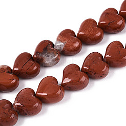 Натуральные красные яшмы бусы пряди G-T144-22A-03