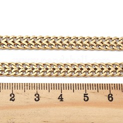 Ионное покрытие(ip) 304 нержавеющая сталь пшеничные цепочки ожерелья для женщин NJEW-U019-01G