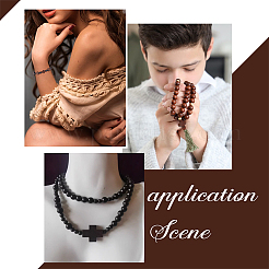 120шт натуральные деревянные бусины WOOD-UN0001-10