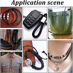 10 м круглый плетеный шнур из искусственной кожи WL-WH0007-03B