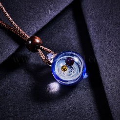DIY Schmuck Galaxie Universum Ball Halsketten machen&nbsp;DIY-BC0009-20A