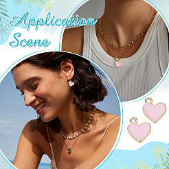 Подвески из эмали из сплава 60 шт.&nbsp;ENAM-ME0001-17