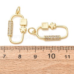 Messing micro pave klare zirkonia anhänger&nbsp;CU-CBA2907-06G