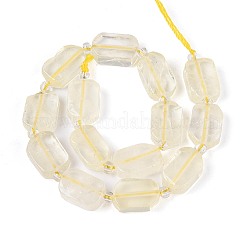 Нити из натуральных бусин лимонного кварца (обработанных нагреванием)&nbsp;G-C098-A27-01