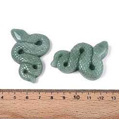 Натуральный зеленый авантюрин кобра витрина украшение G-N348-05B